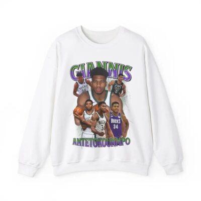 Giannis Antetokounmpo Milwaukee Bucks Sweatshirt