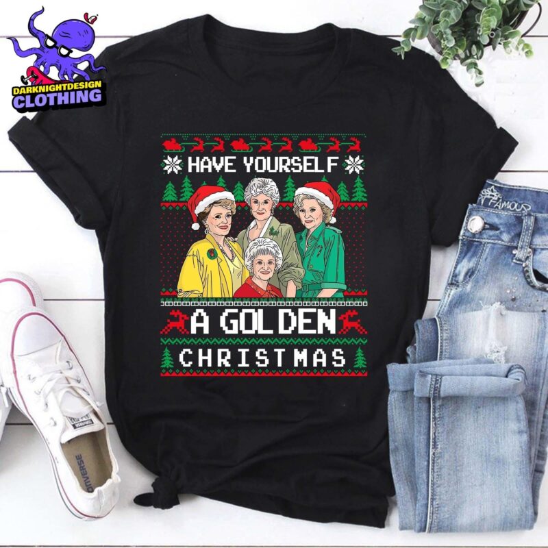 Golden Girls Ugly Christmas Style T-Shirt