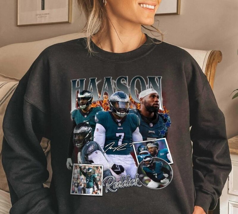 Haason Reddick Vintage 90s Graphic Style Sweatshirt