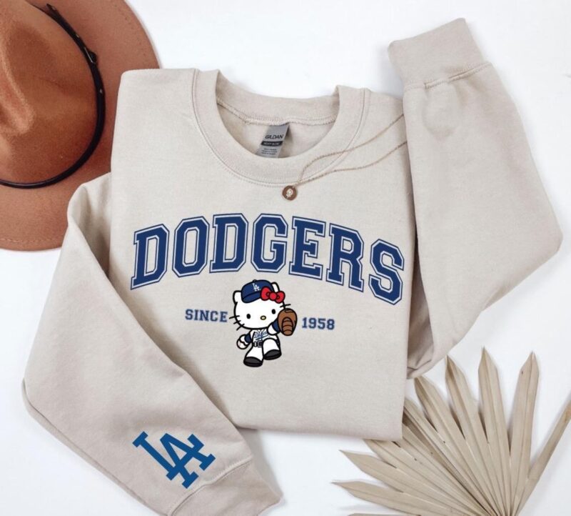 Hello Kitty LA Dodgers Sweatshirt