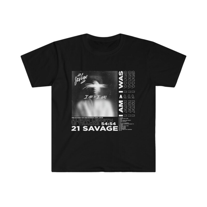 I Am I Was Album Cover 21 Savage T-Shirt