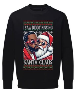 I Saw Diddy Kissing Santa Ugly Christmas Sweater