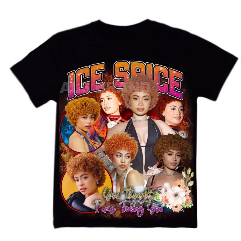 Ice Spice Rapper Vintage 90s Style Shirt