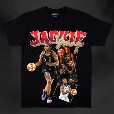 Jackie Young Las Vegas Aces Basketball Shirt