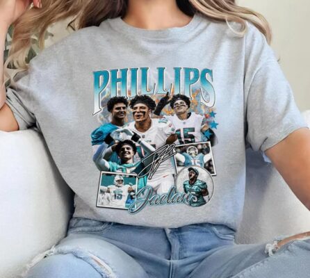 Jaelan Phillips Bootleg Vintage 90s Graphic Style T-Shirt