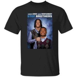 Jahmyr Gibbs David Montgomery Step Brothers Premium SS T-Shirt