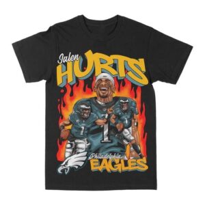 Jalen Hurts Graphic Eagles Shirt