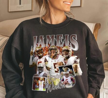 Jameis Winston Vintage 90s Graphic Style Sweatshirt