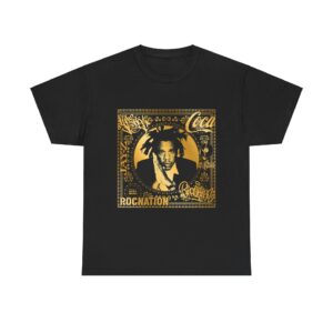 Jay Z Gold Hip Hop Shirt