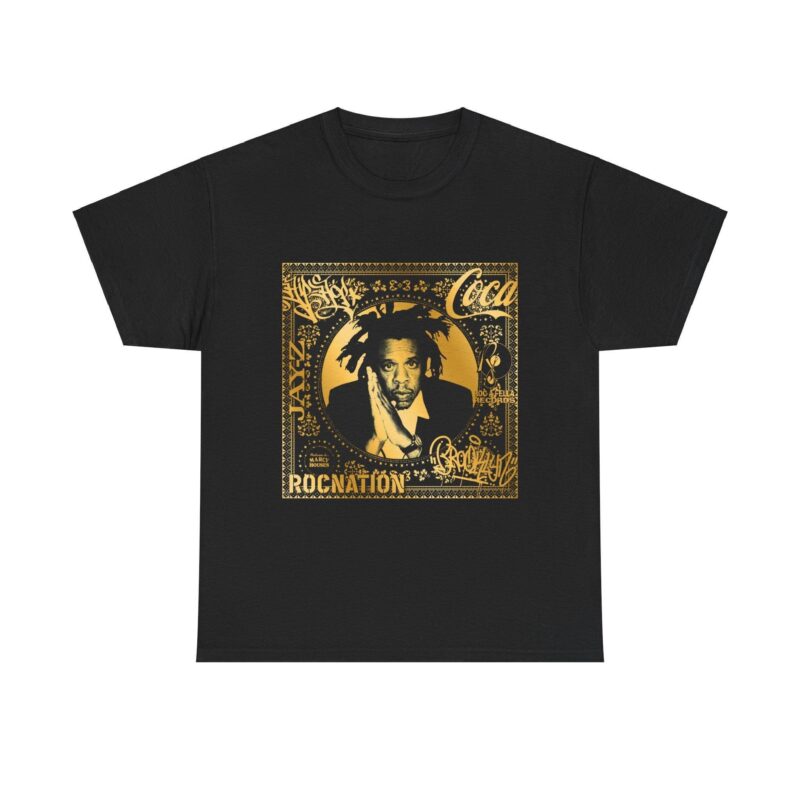 Jay Z Gold Hip Hop Shirt