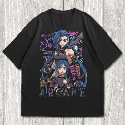 Jinx Arcane Unisex T-Shirt, League Of Legends Fan Shirt