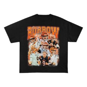 Joe Burrow Classic 90s Graphic Bootleg Shirt