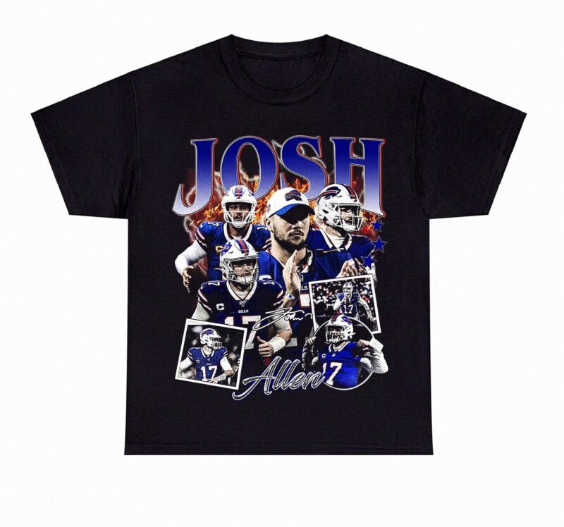 Josh Allen Bills Football American Vintage Shirt