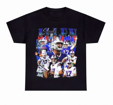 Josh Allen Bills Football Graphic Vintage Shirt