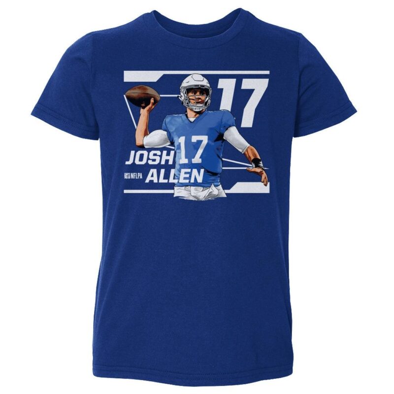 Josh Allen Tech 17 Buffalo Football T Shirt