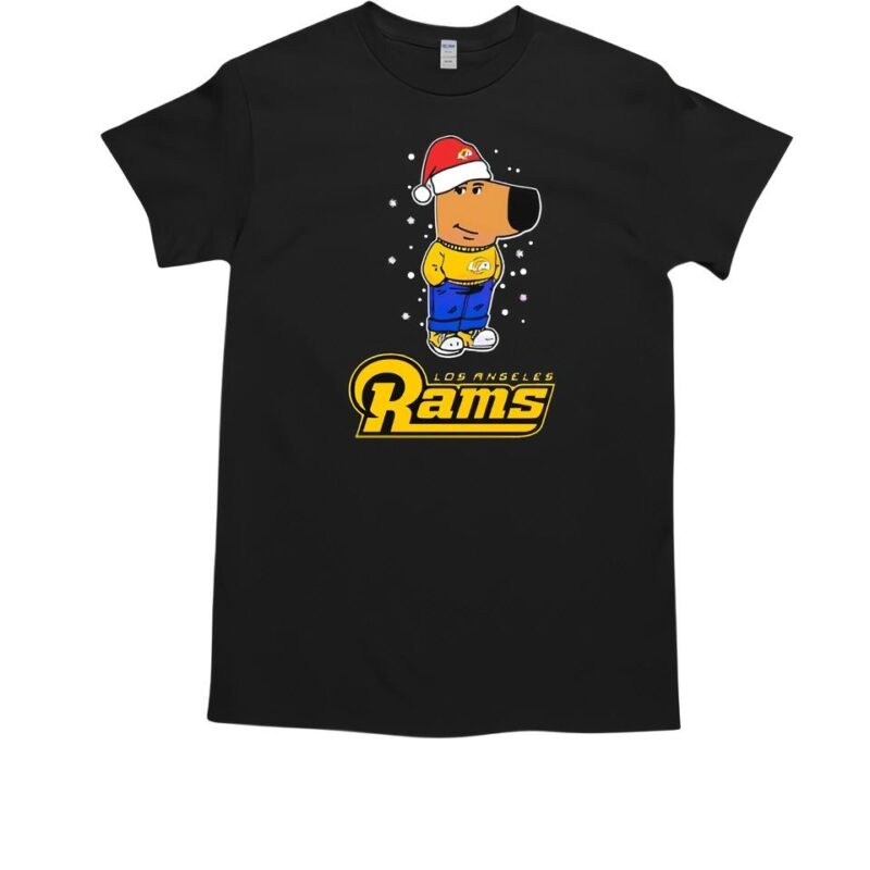 Just a Chill Guy Los Angeles Rams Christmas T Shirt