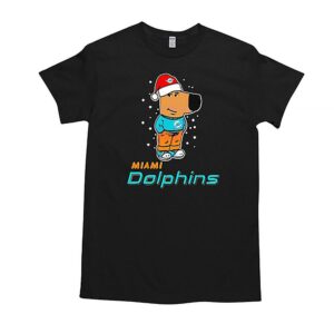 Just a Chill Guy Miami Dolphins Football Christmas T Shirt