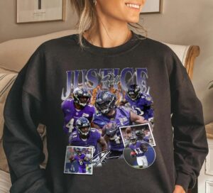 Justice Hill Vintage 90s Graphic Style Sweatshirt