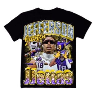 Justin Jefferson Minnesota Vikings Football Shirt