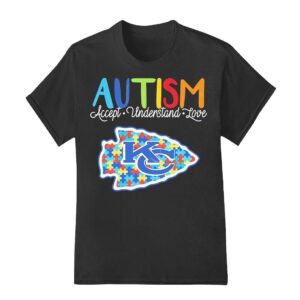 Kansas City Chiefs autism accept understand love shirt