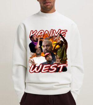 Kanye West Rapper Vintage 90s Bootleg Sweatshirt