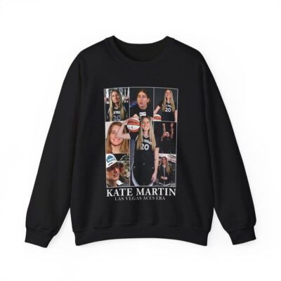 Kate Martin Collage Vintage 90s Women Basketball Sweatshirt