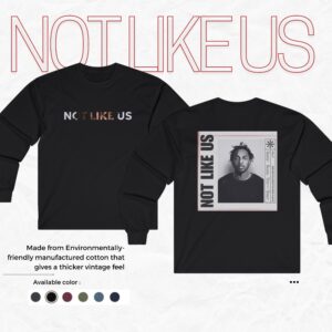 Kendrick Lamar Not Like Us Graphic T-Shirt