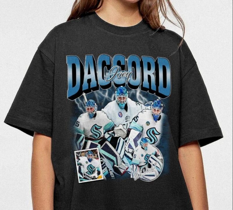 Limited Joey Daccord Ice Hockey American T-shirt