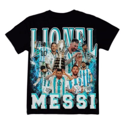 Lionel Messi Football 90s Vintage Bootleg Shirt