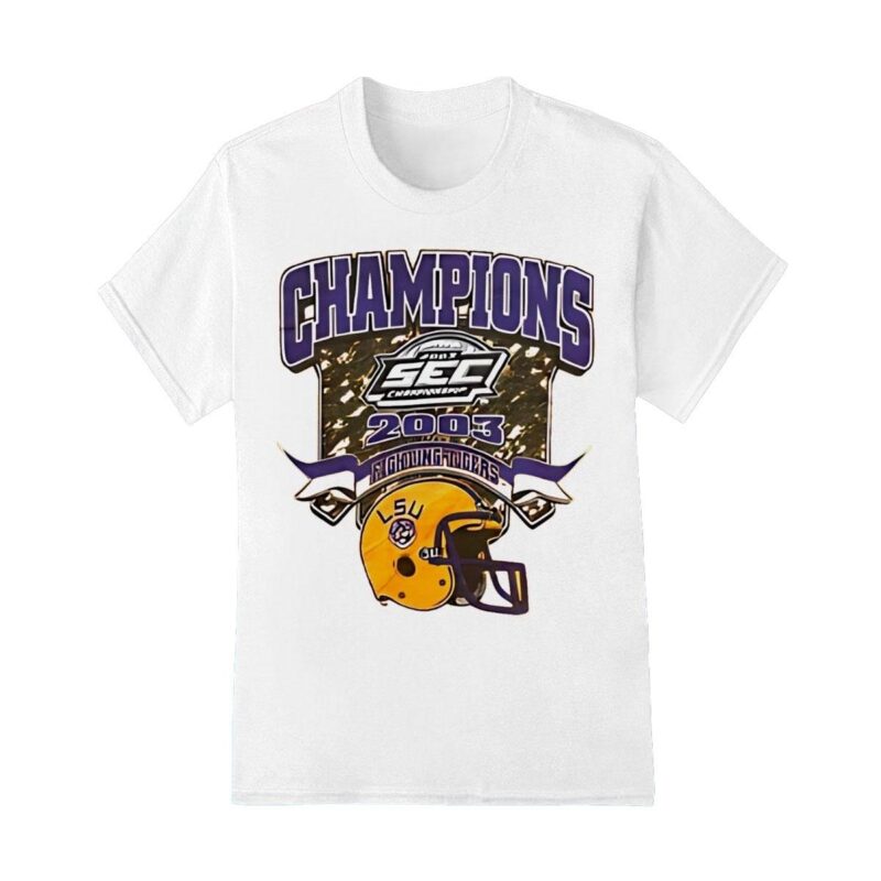 LSU Tigers 2003 SEC Champs Fighting Spirit Shirt