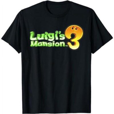 Luigi's Mansion 3 Title Logo Glow Shirt