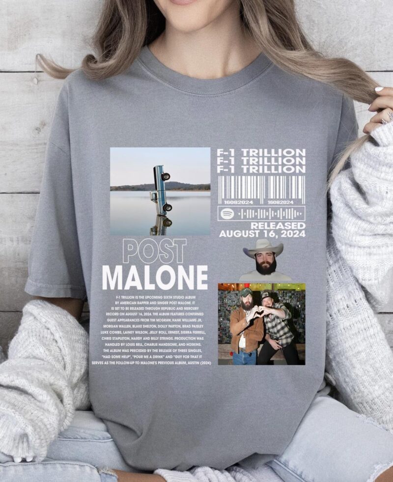 Malone F1 Trillion Tour Funny Posty Shirt