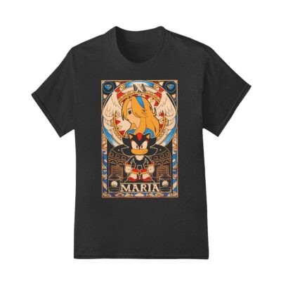 Maria Robotnik Shadow Hedgehog Tarot Card Shirt