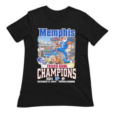 Memphis Tigers Frisco Bowl Champions Toyota Stadium mascot Shirt