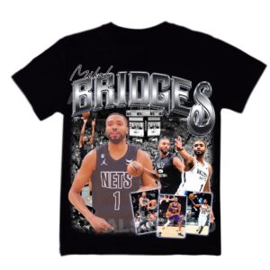 Mikal Bridges Basketball New York Knicks Shirt