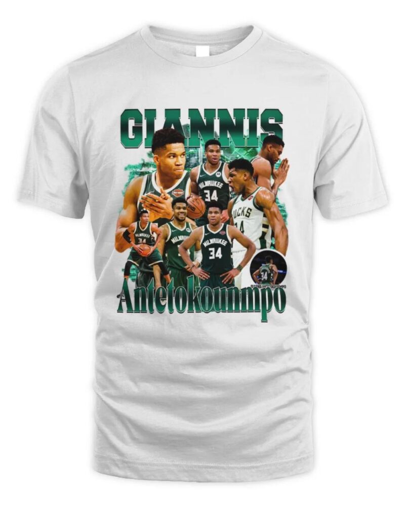 Milwaukee Bucks Giannis Antetokounmpo Shirt