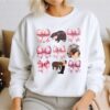 Moo Deng Pink Coquette Baby Pygmy Hippo Sweatshirt