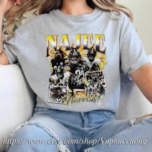 Najee Harris Pittsburgh Football Vintage 90s T-Shirt