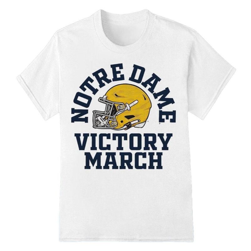 Notre Dame Fighting Irish 2025 Victory March Helmet shirt