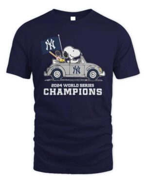 NY Yankees Shirt with Peanuts Snoopy Woodstock Vibes