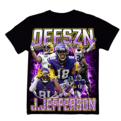 Offszn Justin Jefferson Minnesota Vikings Shirt