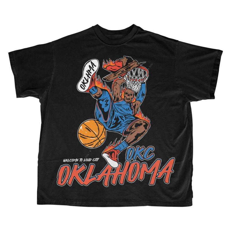 Oklahoma Welcome To Loud City Basketball T-Shirt