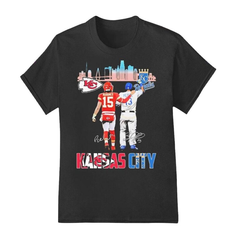 Patrick Mahomes X Salvador Perez Skyline shirt