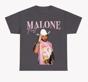 Pink Post Malone Vintage 90s Style Shirt