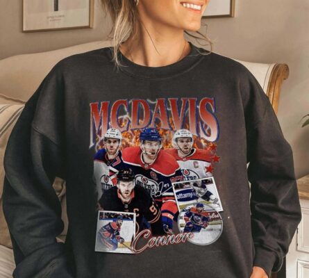 Retro Connor Mcdavid Sweatshirt, Connor Mcdavid Sweatshirt