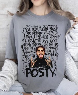 Retro Post Malone Funny Posty Vintage Shirt