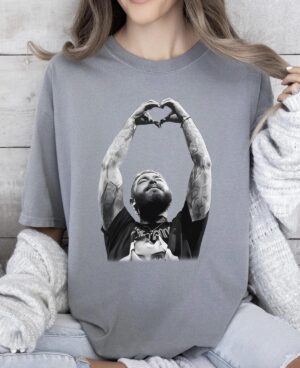 Retro Post Malone Heart Sign Vintage 90s Shirt