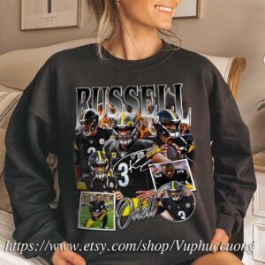 Russell Wilson Sweatshirt Vintage 90s Bootleg Style