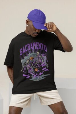 Sacramento Basketball Graphic T-Shirt