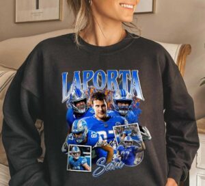 Sam Laporta Football Classic 90s Graphic Sweatshirt